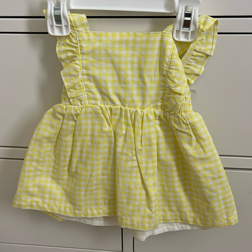 BABY GIRL DRESS WITH DIAPER COVER UP